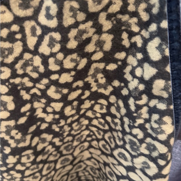 Patchwork Mixed Pattern Leopard Print & Houndstooth Large Scarf OS - Picture 10 of 16